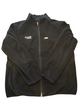Aya Figs Fleece Scrub Jacket